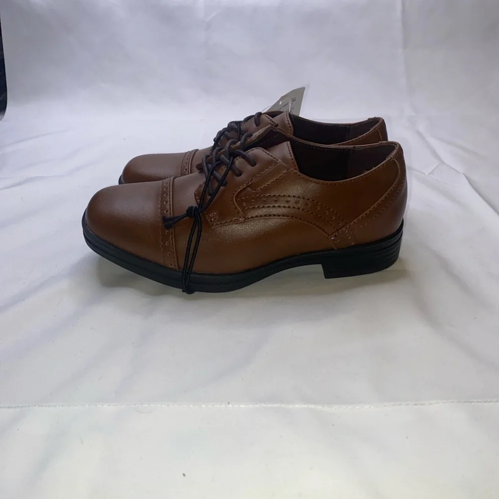 Stafford Dane Jr Little & Big Kid‎ Boys Memory Foam Oxford Shoes Size 13M